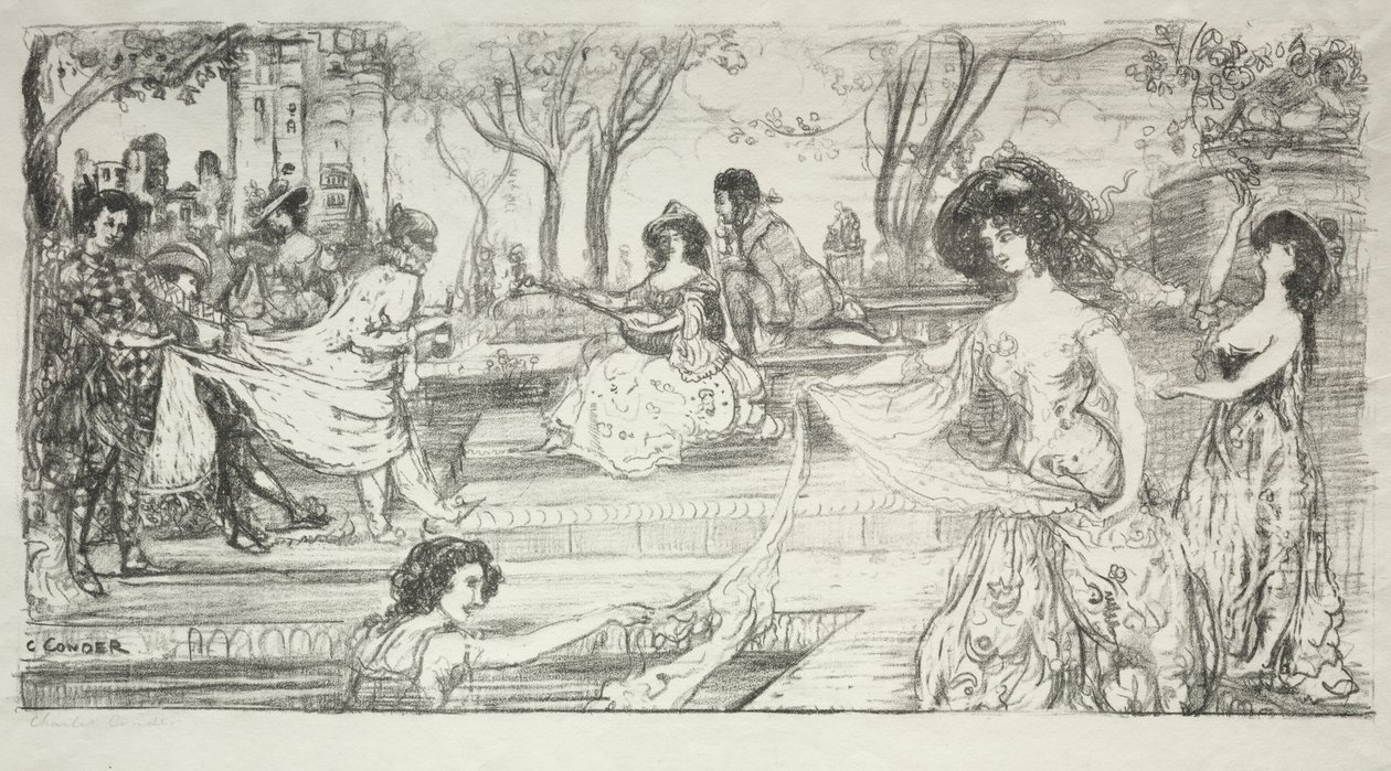 Gitaristen av Charles Edward Conder