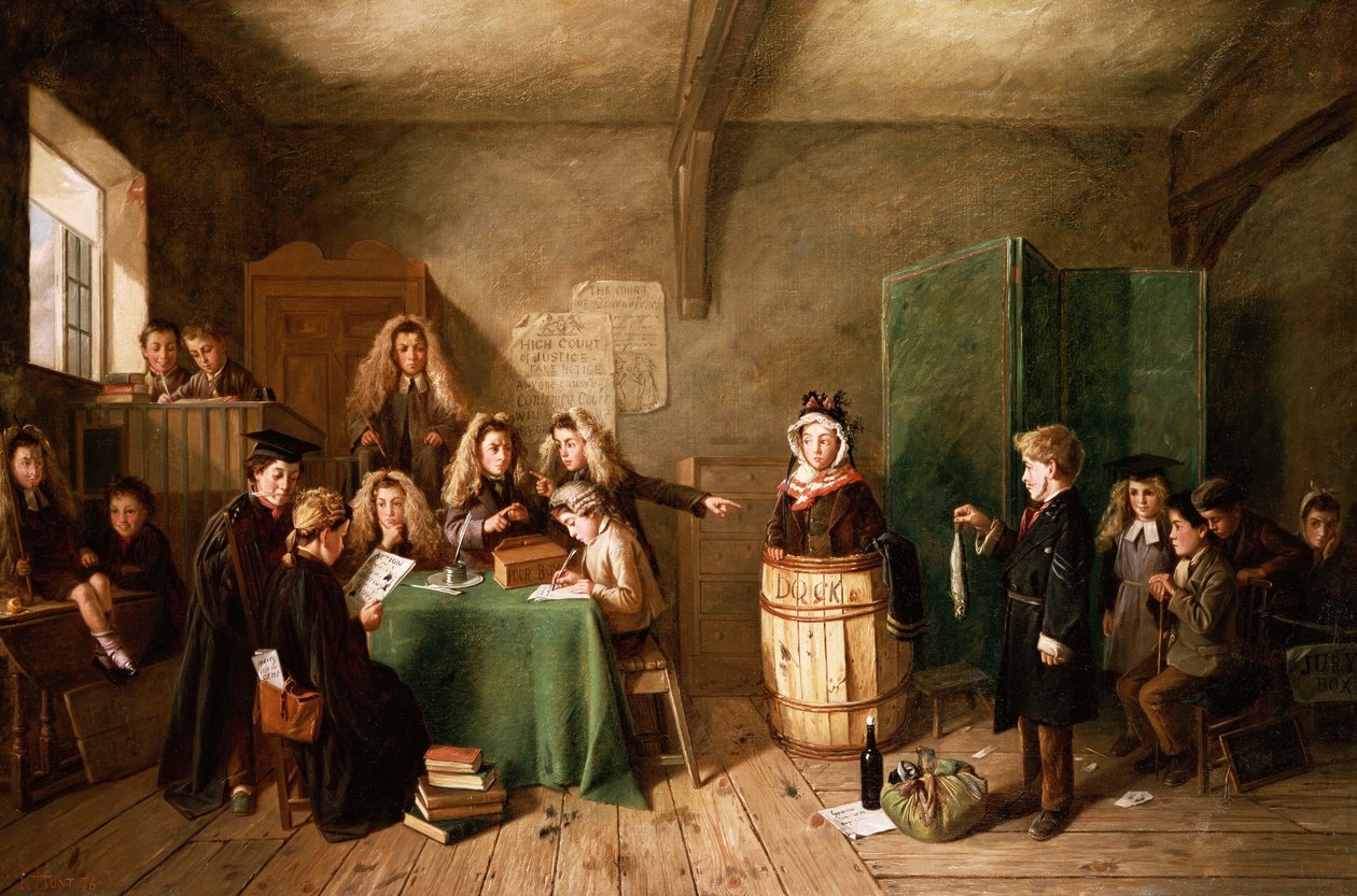 La rettferdighet skje, 1876 av Charles Cooper Henderson