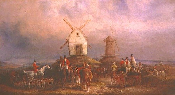 The Meet (olje på lerret) av Charles Cooper Henderson