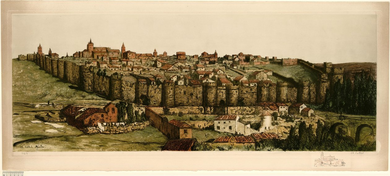 Avila (trykk b) av Charles Cottet