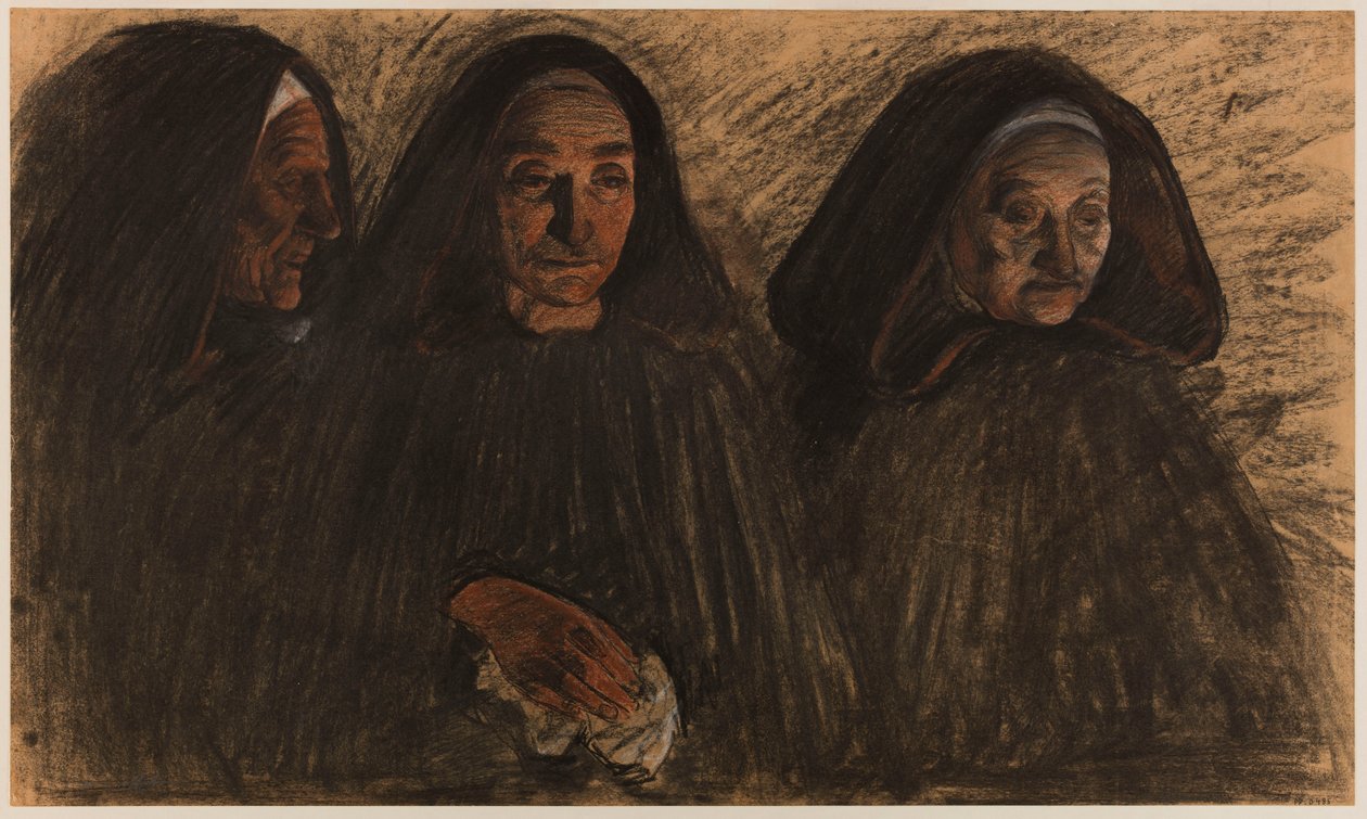Bretonske kvinner av Charles Cottet