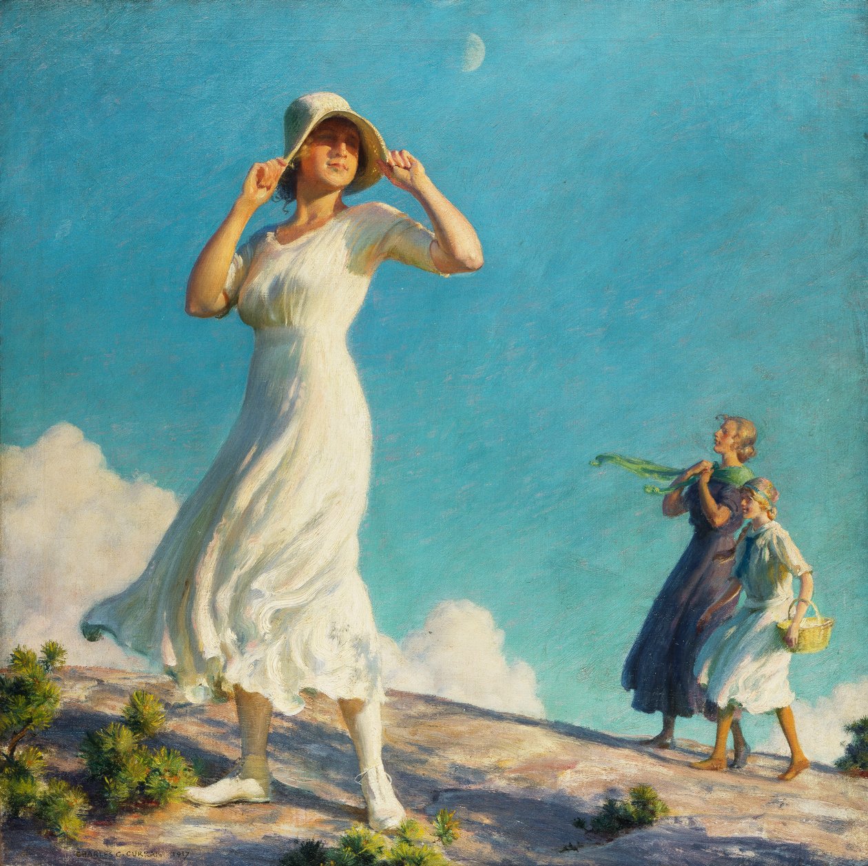 Høyt land av Charles Courtney Curran