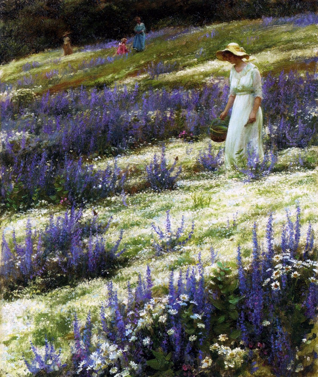 On a Hill, 1914 av Charles Courtney Curran