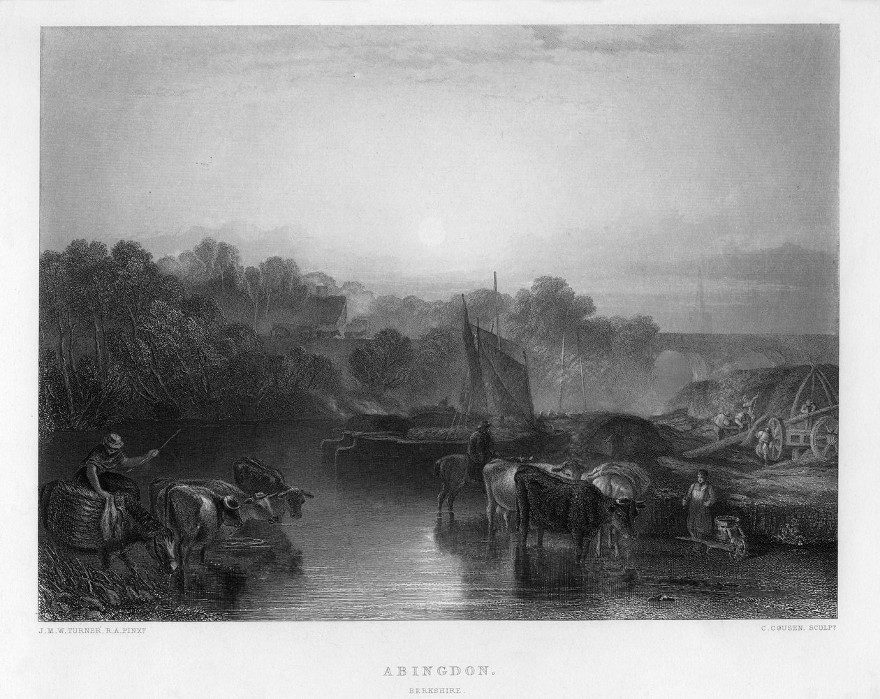 Abingdon, 1800-tallet. av Charles Cousen