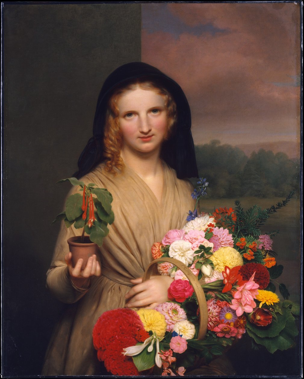 Blomsterjenta av Charles Cromwell Ingham