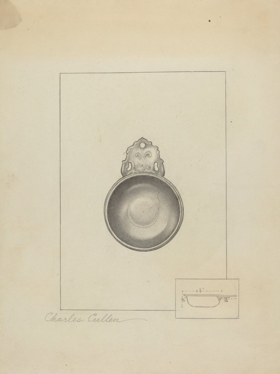 Tinn Porringer av Charles Cullen