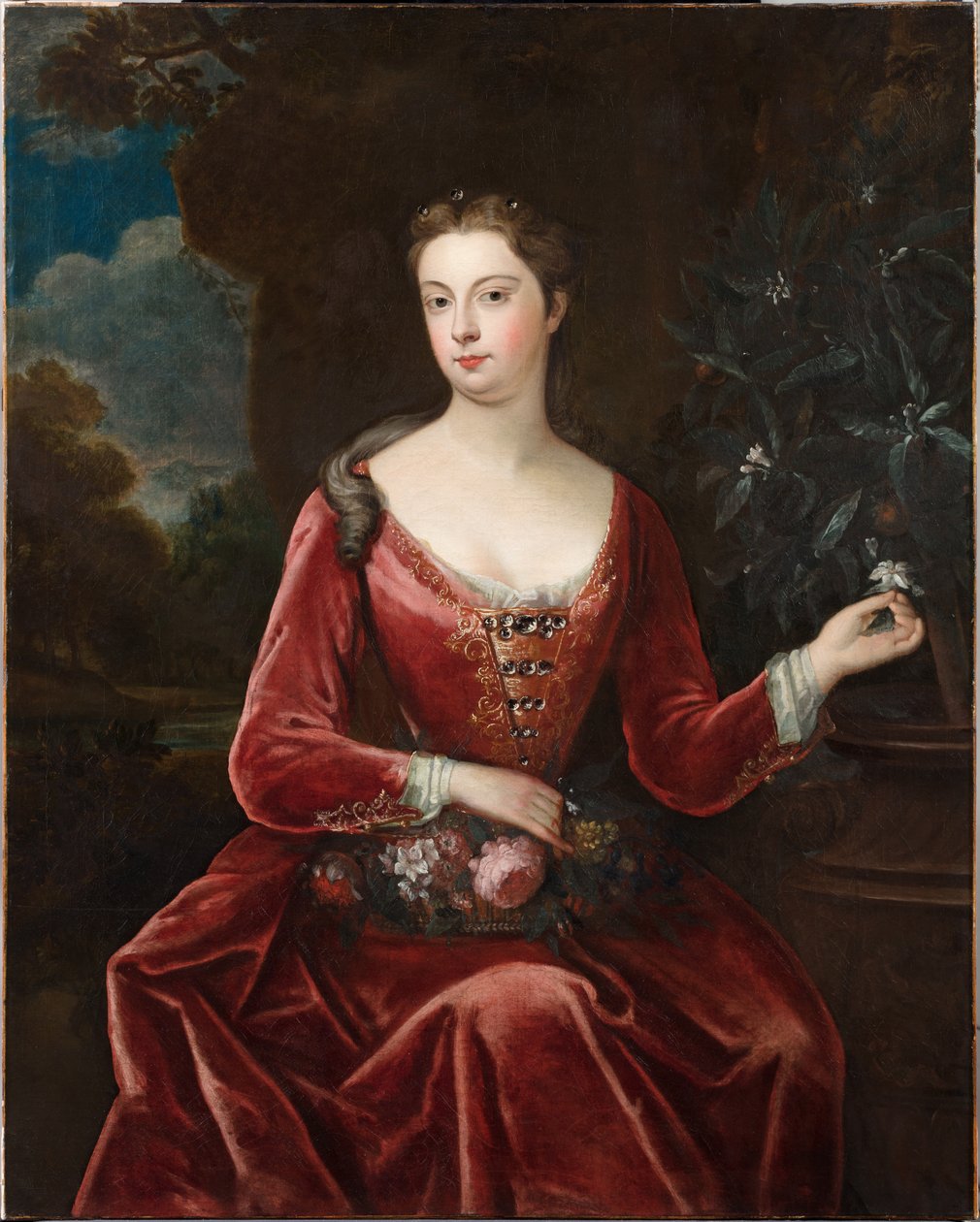 Portrett av Mary Thynne, Lady Brooke (oljemaleri) av Charles D