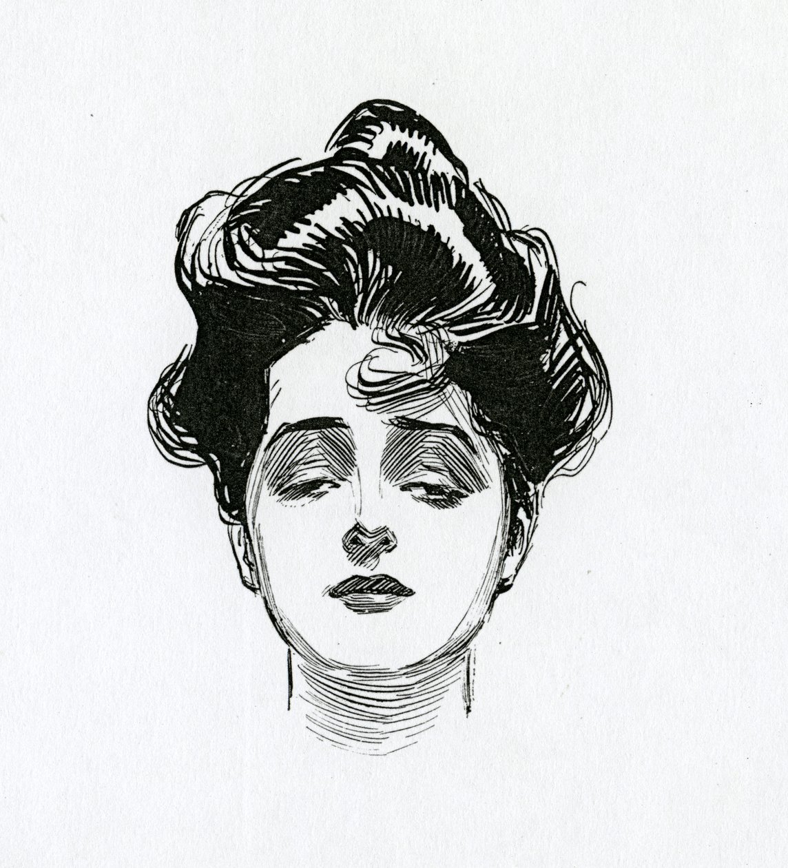 En Gibson-jente, ca. 1902 av Charles Dana Gibson