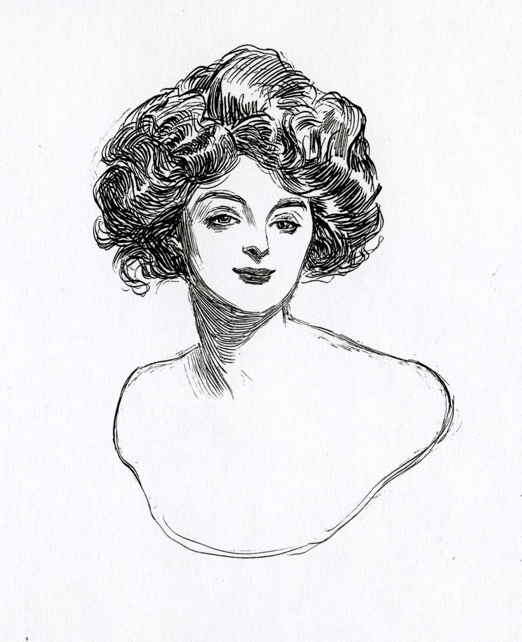 En Gibson-jente, ca. 1902 av Charles Dana Gibson
