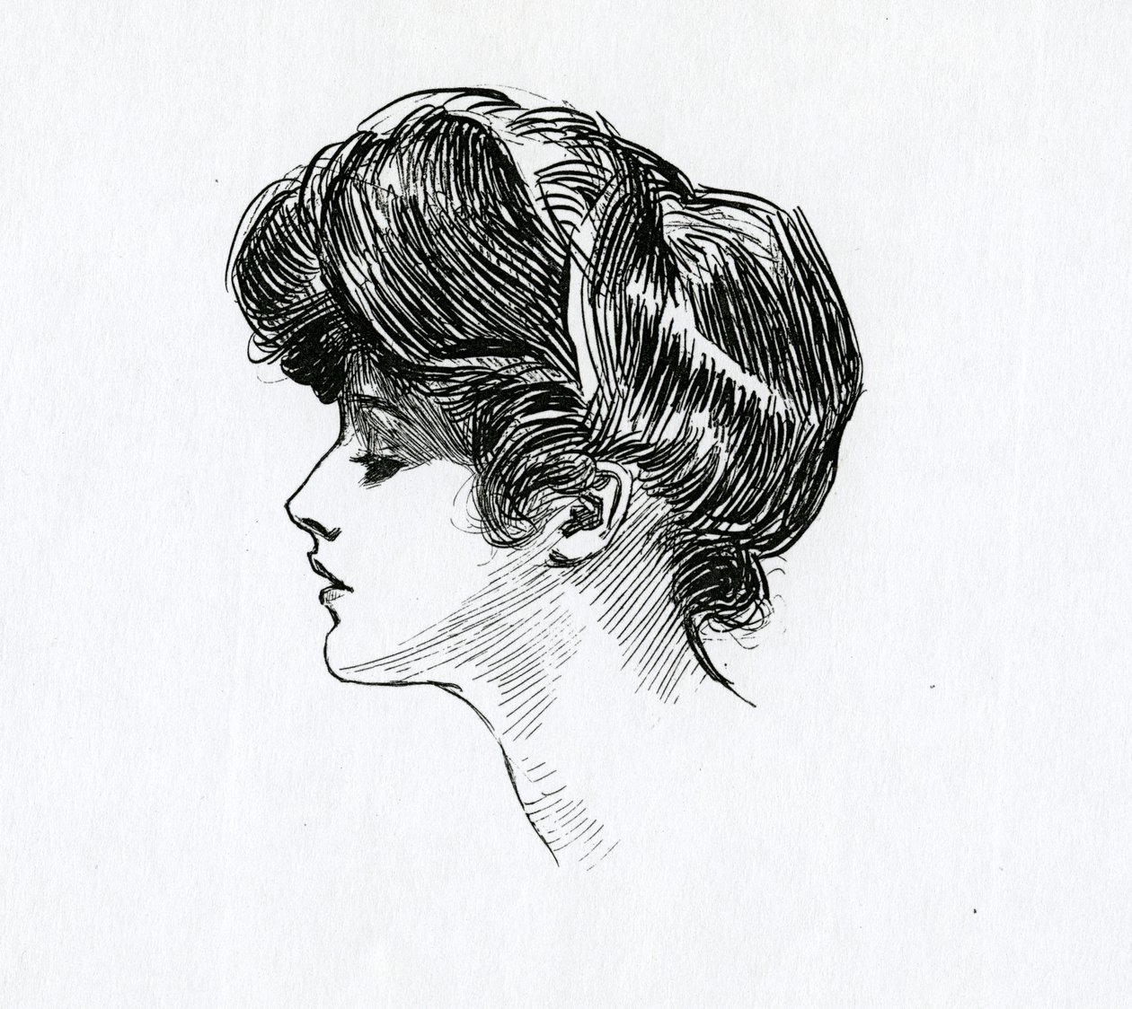 En Gibson-jente, ca. 1902 av Charles Dana Gibson