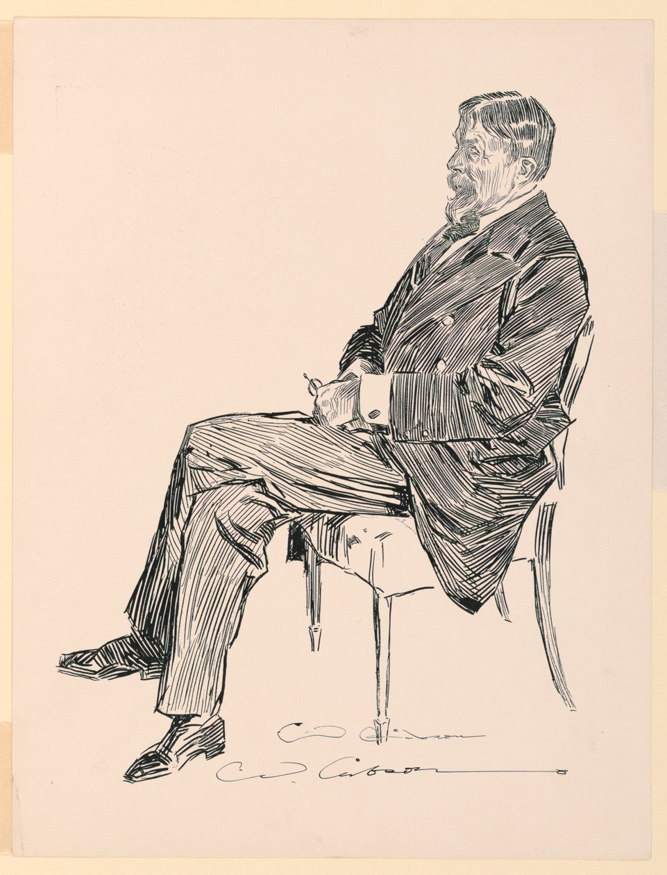 George du Maurier av Charles Dana Gibson