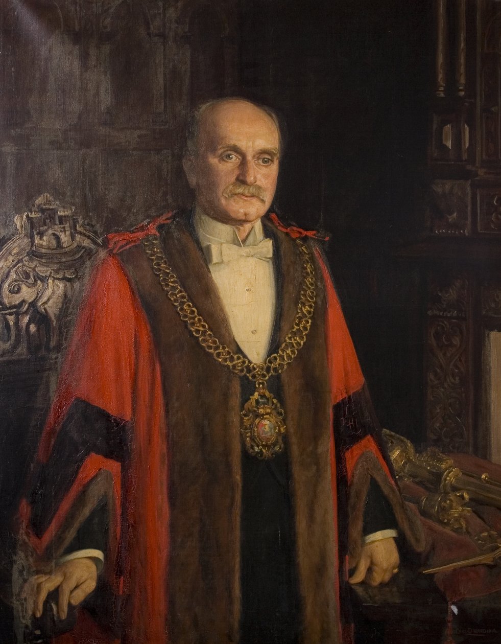 Rådmann Siegfried Bettmann av Charles Daniel Ward