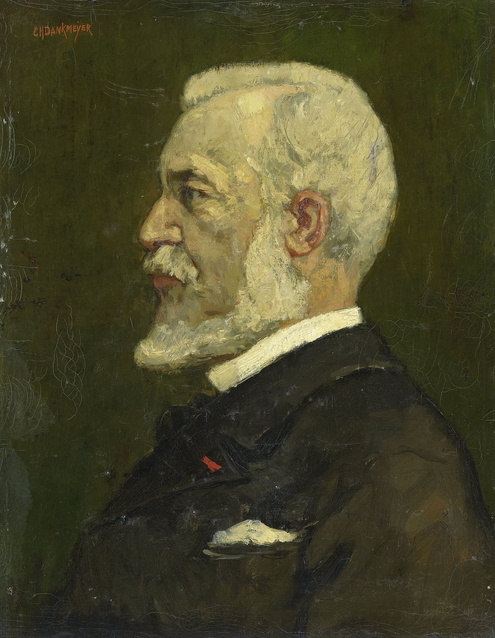Johannes Bosboom (1817-91), maler av Charles Dankmeijer (signed by artist)