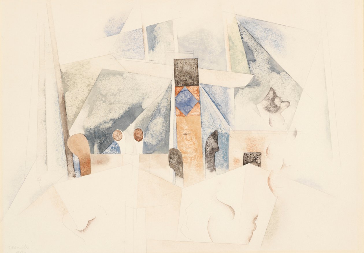 Bermuda-landskap nr. 1 av Charles Demuth