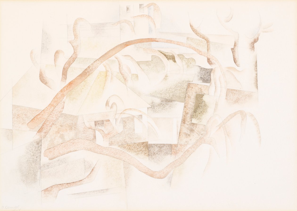 Bermuda: Tak gjennom trær av Charles Demuth