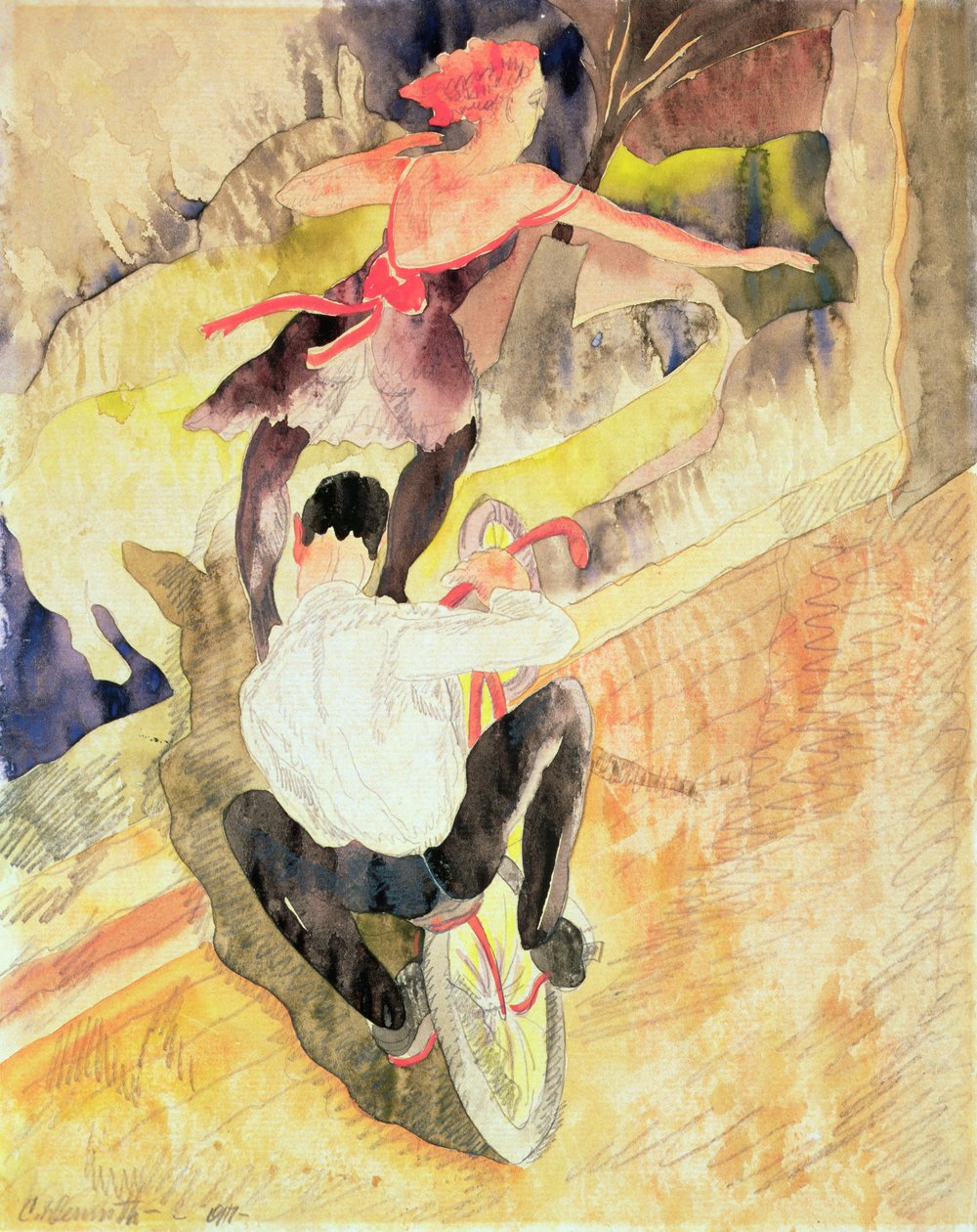 Sykkelakrobater av Charles Demuth