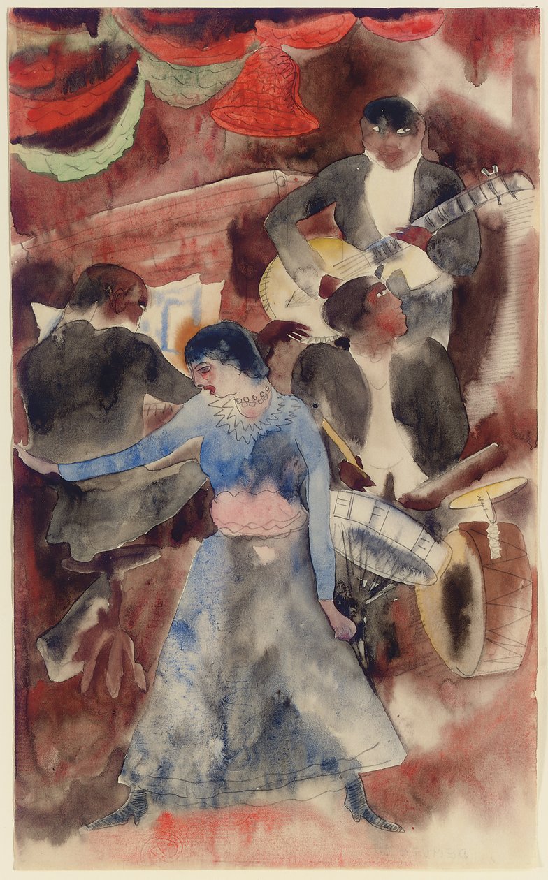 Svart jentedanser av Charles Demuth