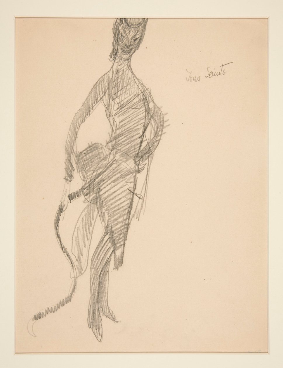 Kostymetegning: Devil As Lady av Charles Demuth