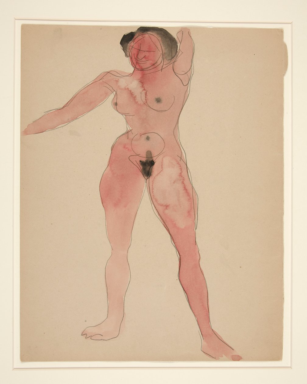 Naken kvinne av Charles Demuth