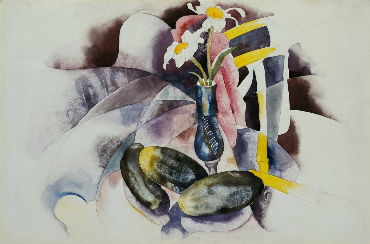 Blomster og agurker av Charles Demuth