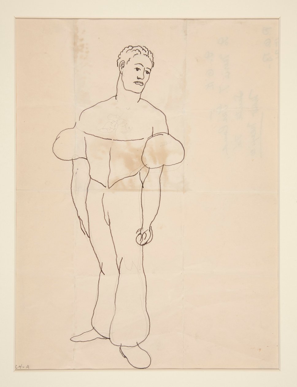 Gjøgler, eller mann i kostyme av Charles Demuth