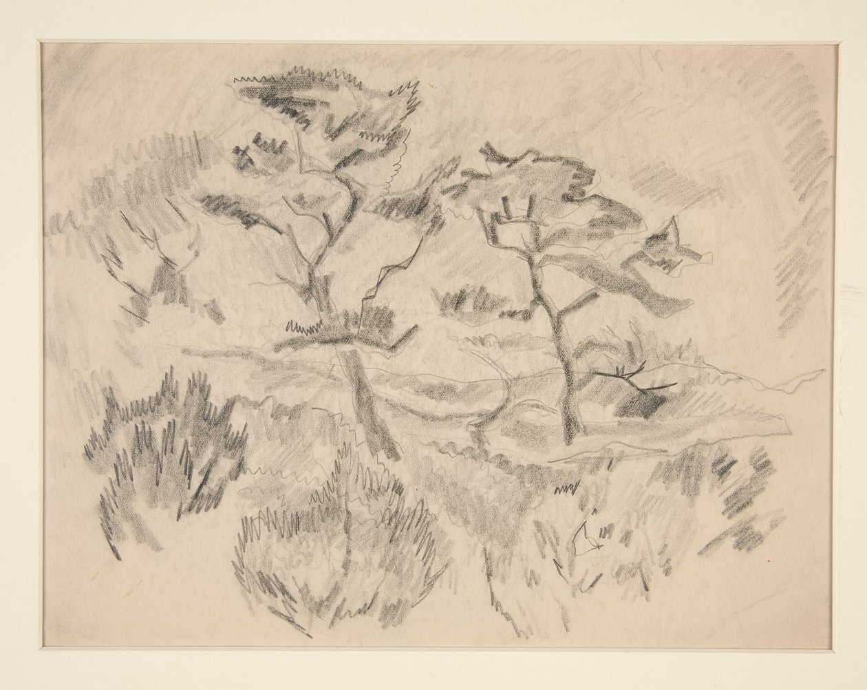 Landskap (Bermuda eller Provincetown?) av Charles Demuth