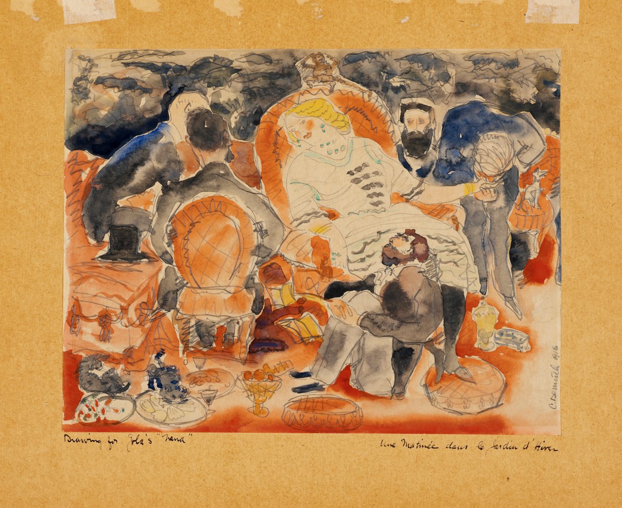 Nana og hennes menn av Charles Demuth