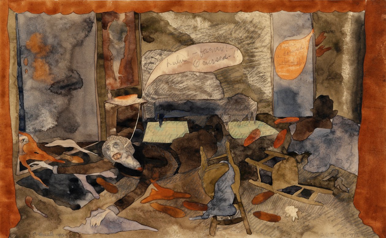 Grevinne Geschwitzs død av Charles Demuth