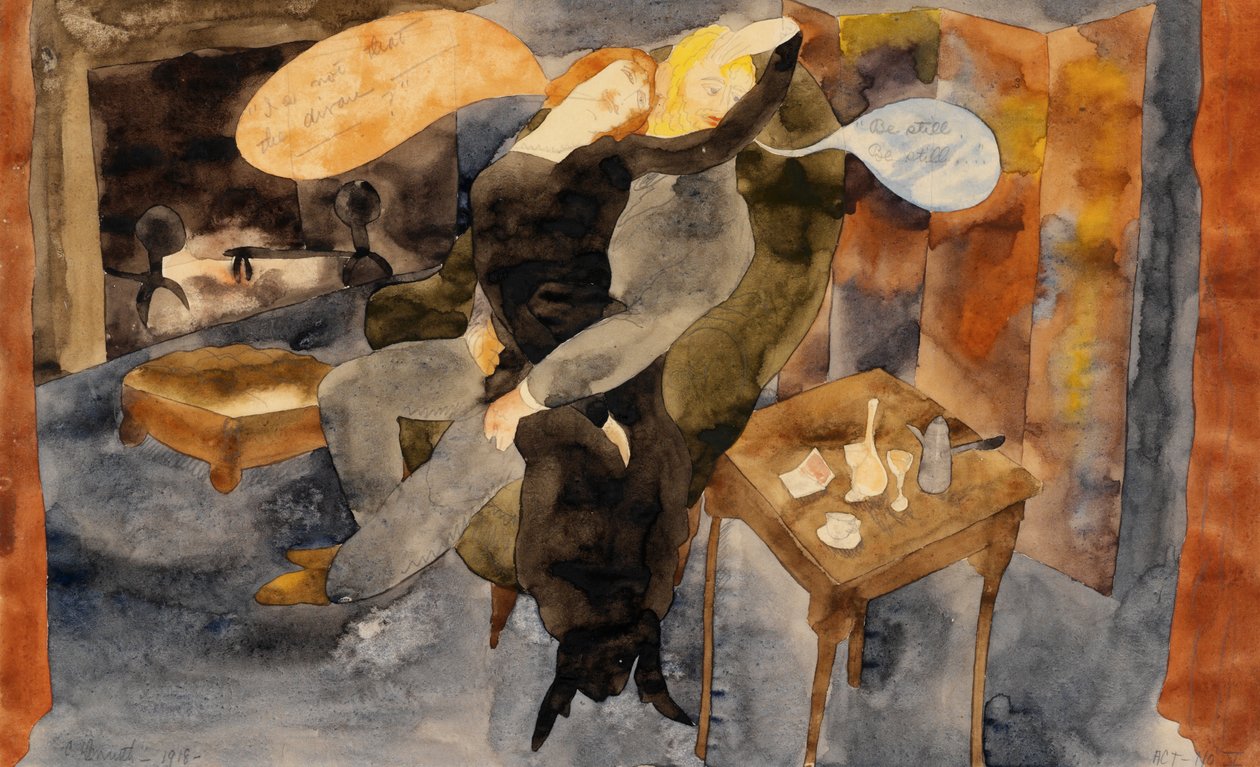 Zolas Pandora, 1918 (wc på papir) av Charles Demuth