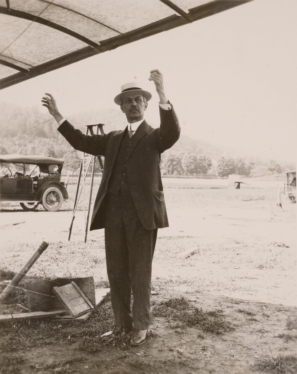 Portrett av Albert Francis Zahm 1862-1954, 1914. av Charles Doolittle Walcott