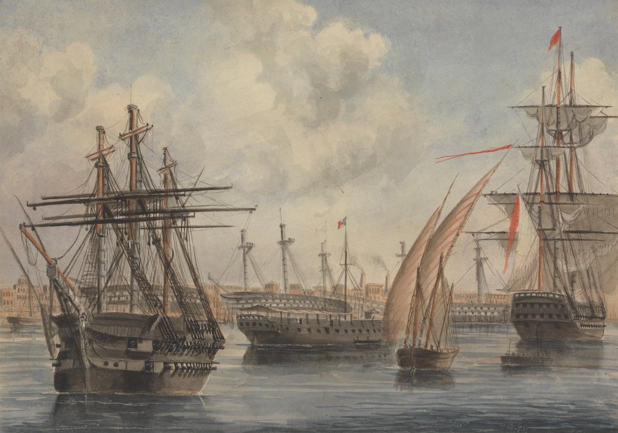 Havnen, Alexandria av Charles Dyce