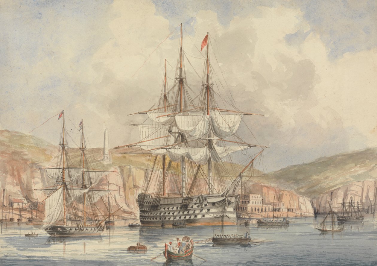 Utsikt over Malta av Charles Dyce