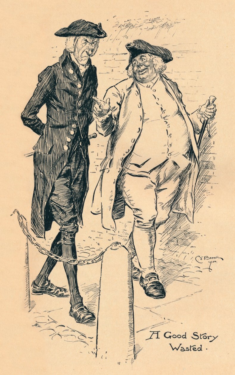 A Good Story Wasted, c1900 av Charles Edmund Brock