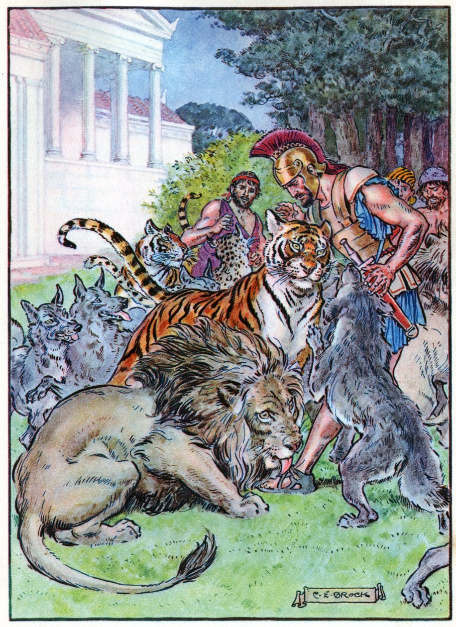 Eurylochus and the Lions, fra 
