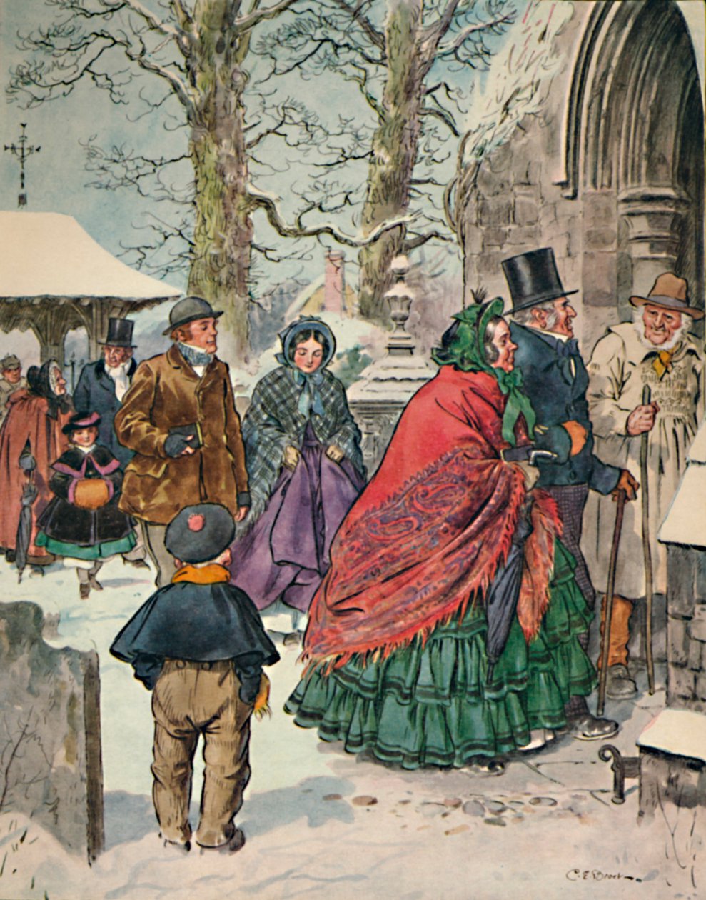 Fra jul. Alexander Smiths Essays Dreamthorp, 1862, 1923 av Charles Edmund Brock