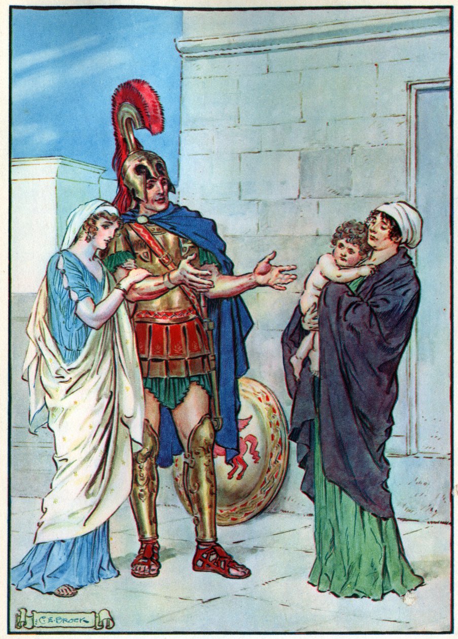 Hector og Andromache, fra 