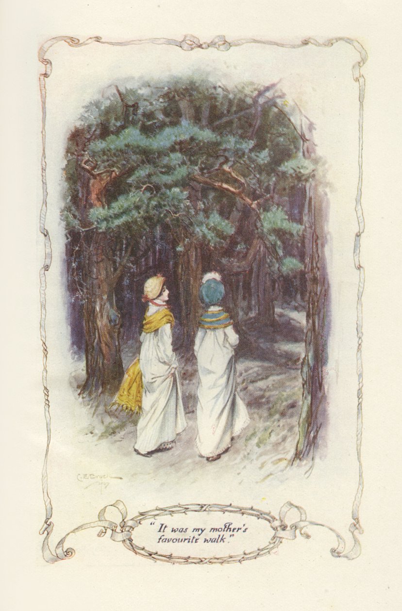 Det var min mors favoritttur, 1907 (illustrasjon) av Charles Edmund Brock