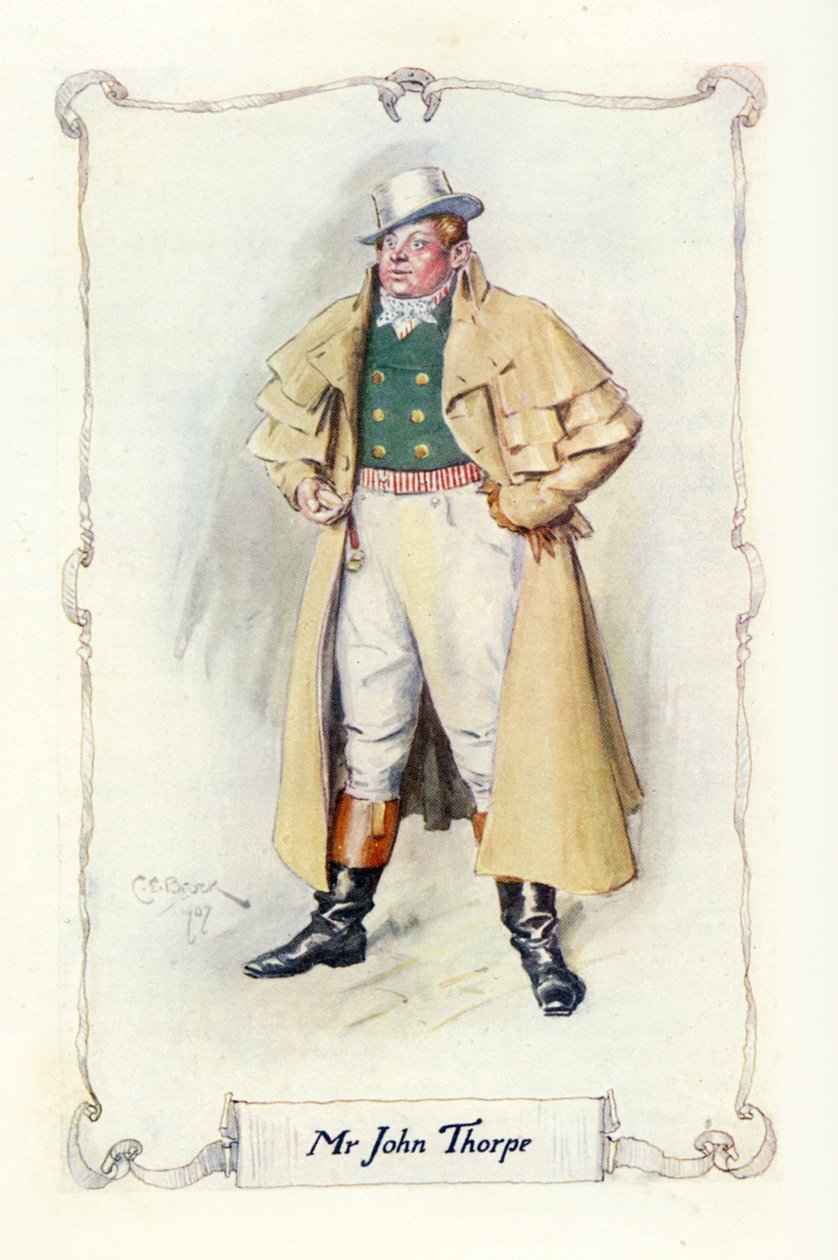 Mr John Thorpe, 1907 (illustrasjon) av Charles Edmund Brock