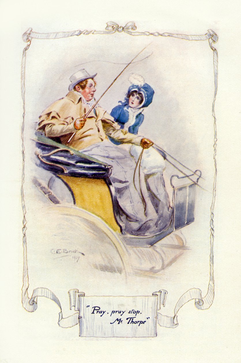Be, be, stopp, Mr Thorpe, 1907 (illustrasjon) av Charles Edmund Brock