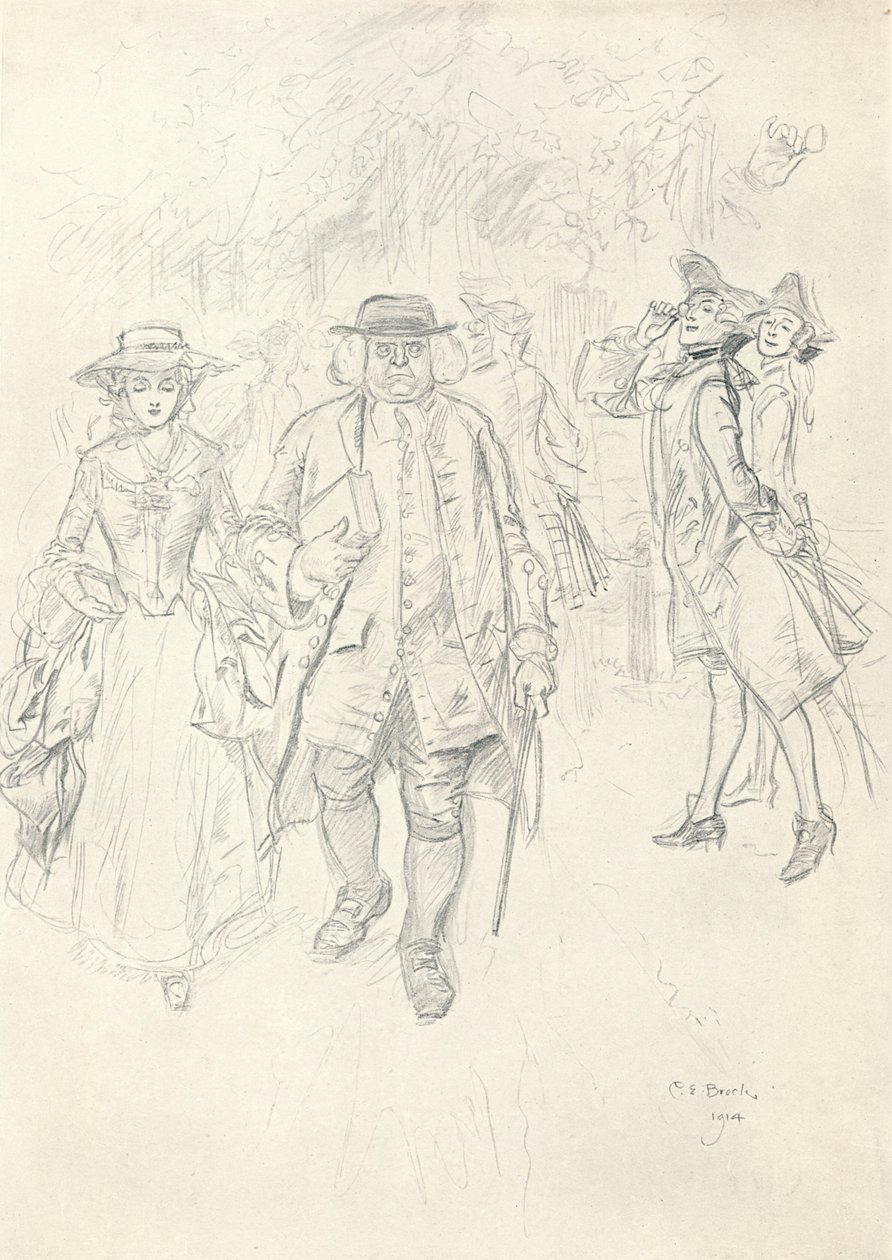 Running The Gauntlet - Stage II, c1920 av Charles Edmund Brock
