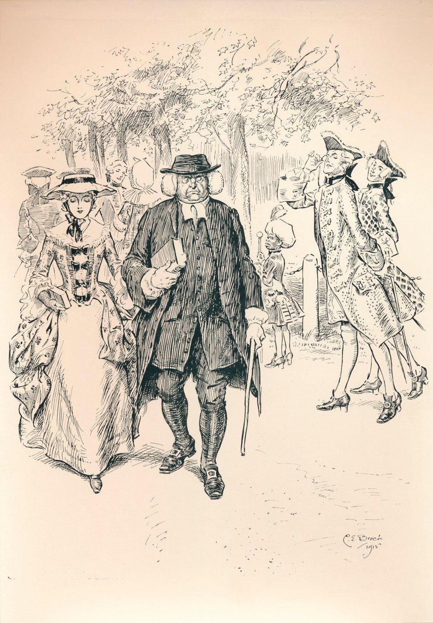 Running The Gauntlet - Stage VI, c1920 av Charles Edmund Brock