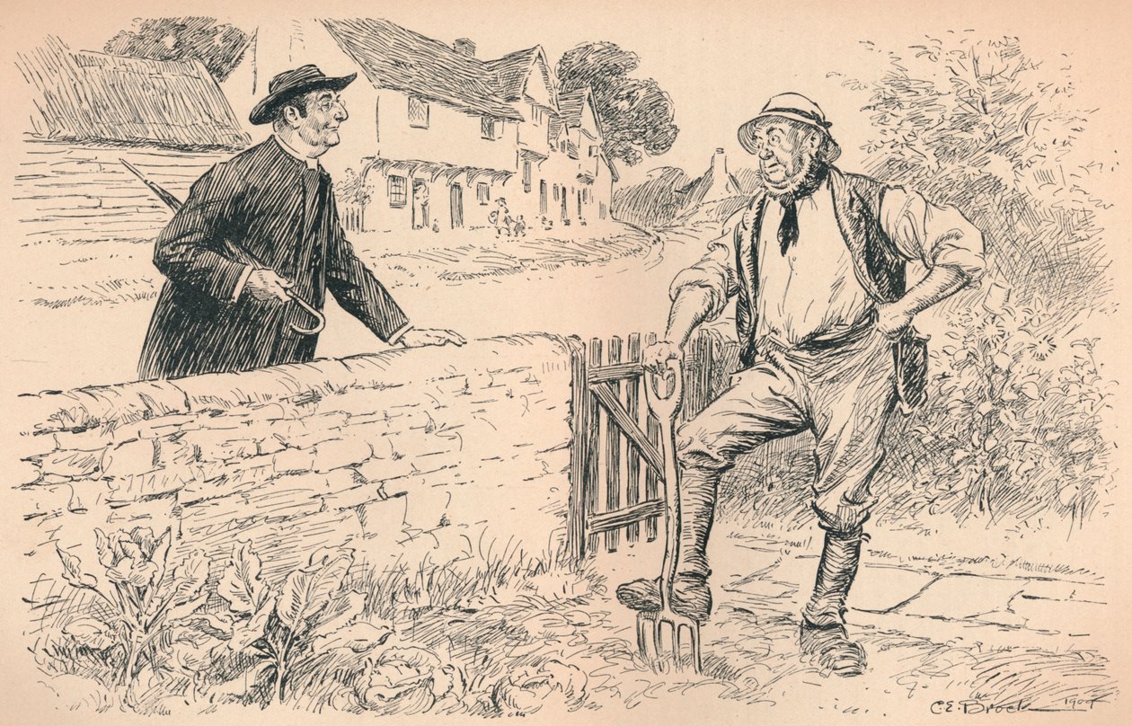 Presten, 1909 av Charles Edmund Brock