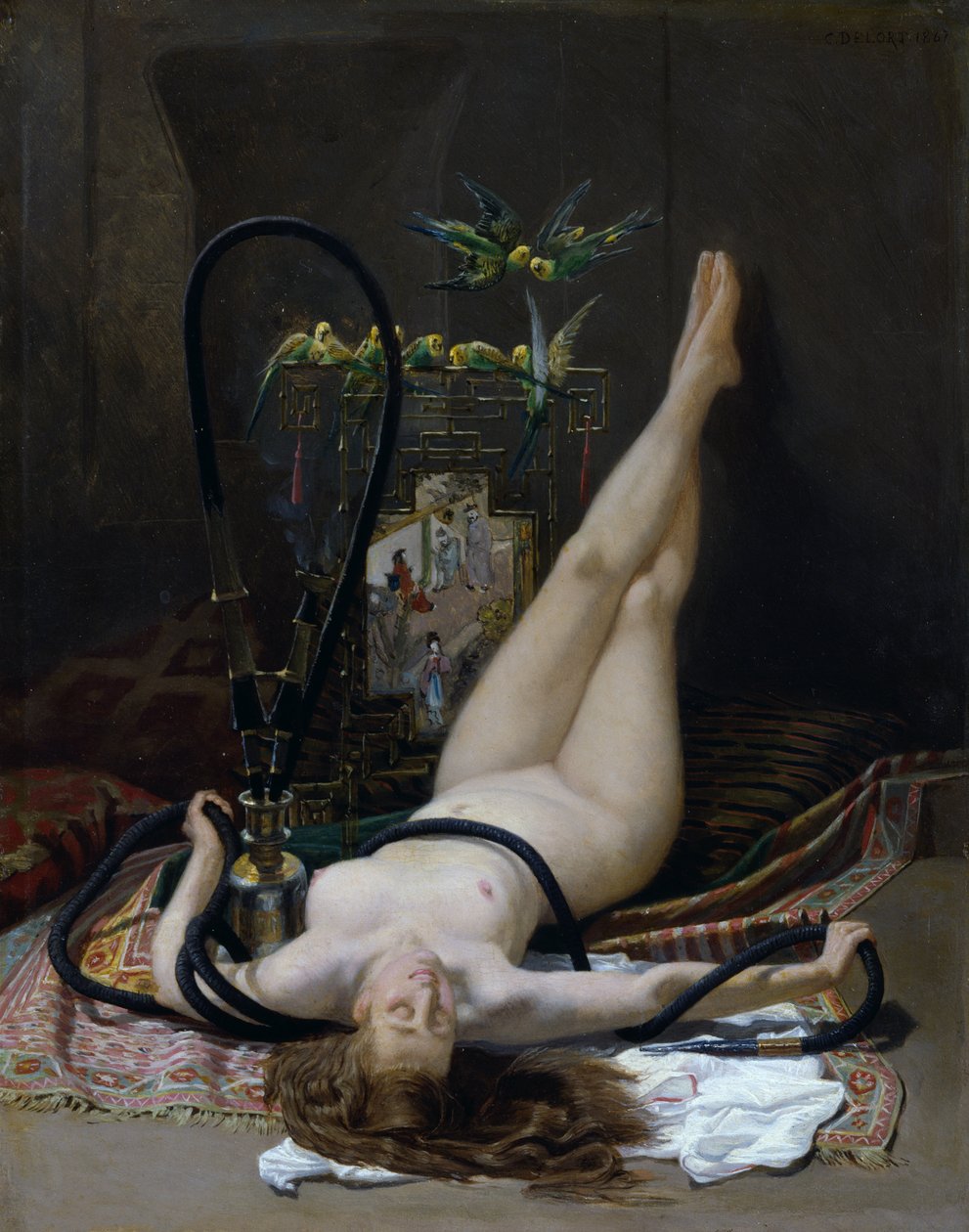En fyldig røyk av Charles Edouard Delort