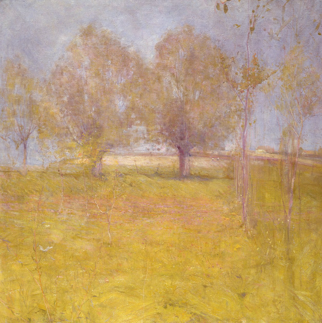 Bretagne landskap av Charles Edward Conder