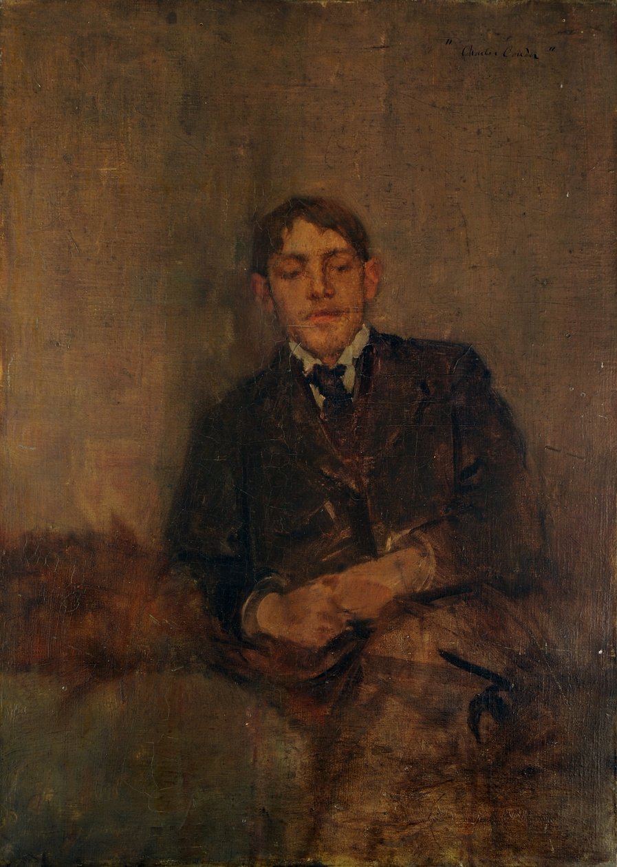 Selvportrett, ca. 1895 av Charles Edward Conder