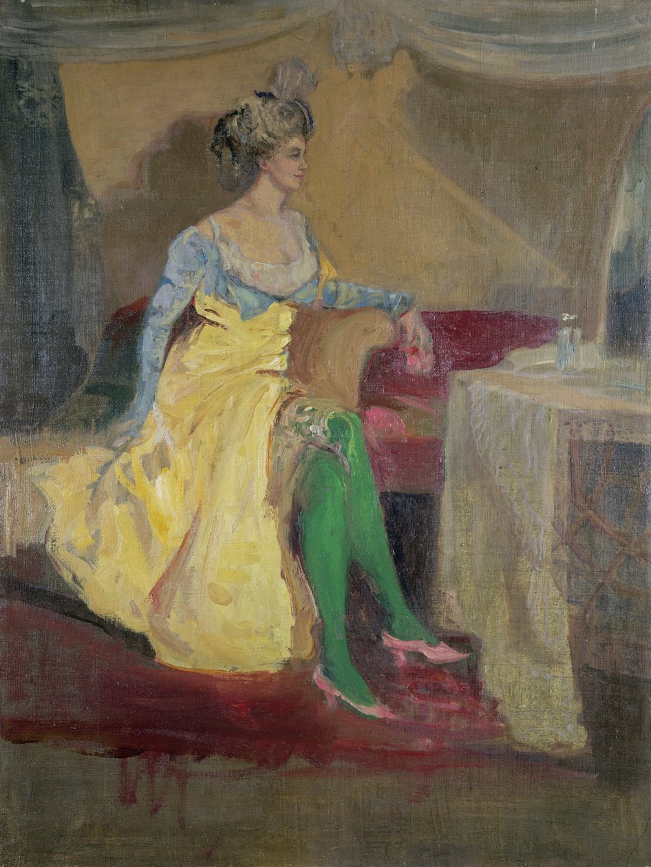 De grønne strømpene av Charles Edward Conder
