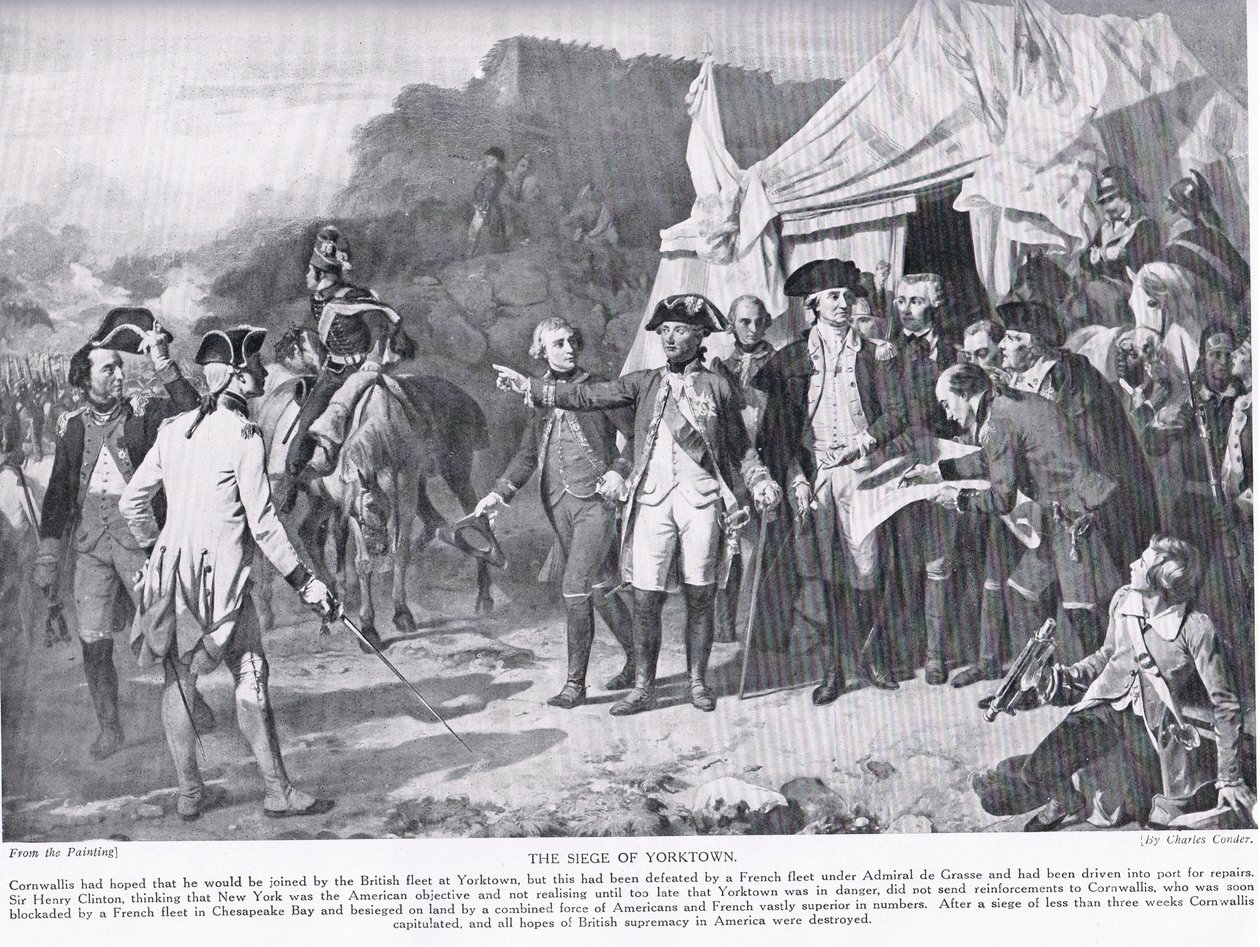 The Siege of Yorktown, illustrasjon fra 