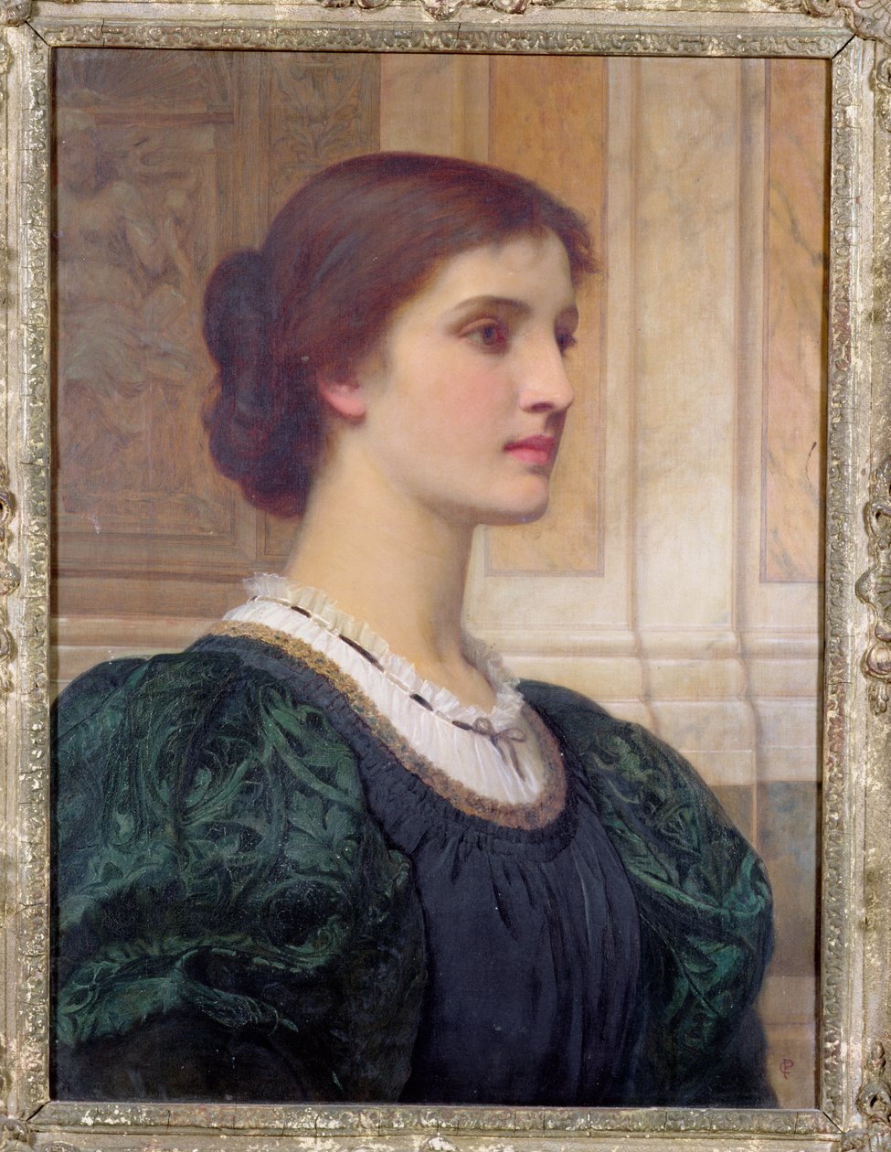 Portrett av Kate Dickens, kona til kunstneren av Charles Edward Perugini