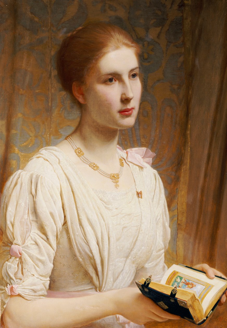 Portrett av frøken Helen Lindsay av Charles Edward Perugini
