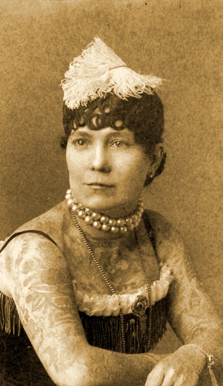 Portrett av Nora Hildebrandt ca.1895 av Charles Eisenmann